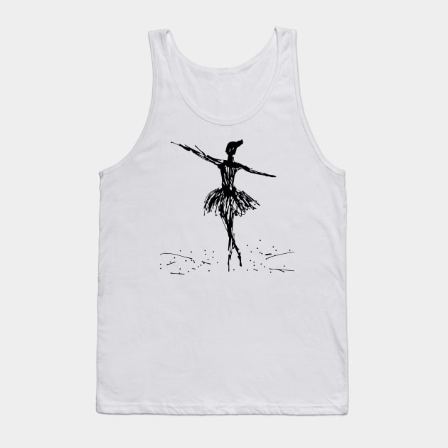 Ballerina Tank Top by alexandrereisart